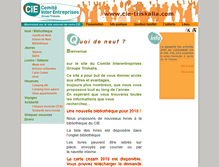 Tablet Screenshot of cie-triskalia.com